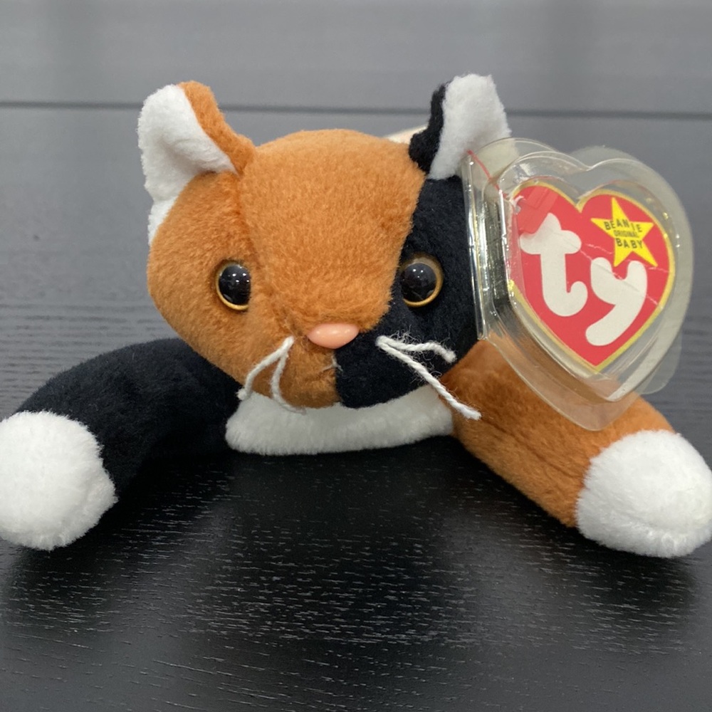 TY Beanie Baby “Chip” the Cat - PVC Pellet - 1996 - Picture 2 of 11